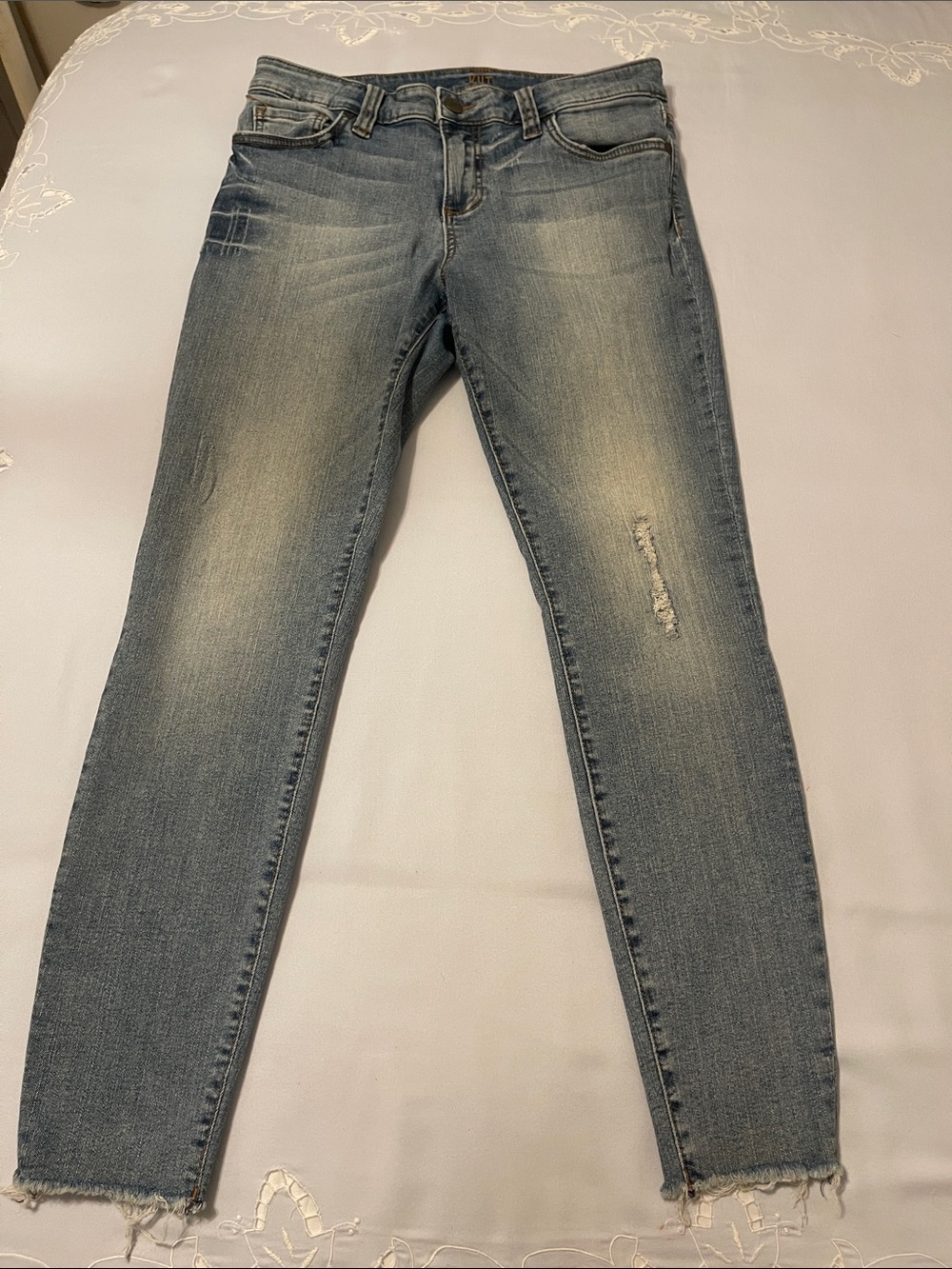 Kut from the Kloth Skinny Jeans - Distressed - Sz 8